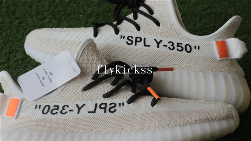 Off White x Adidas Yeezy boost 350 V2 Cream Beige